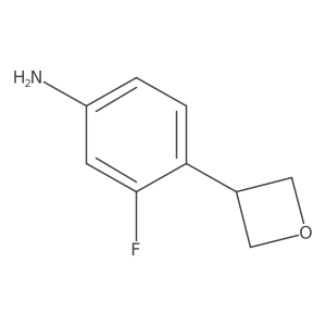 3-Fluoro-4-(oxetan-3-yl)aniline Structure