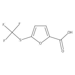 5-[(Trifluoromethyl)sulfanyl]furan-2-carboxylic acid结构式