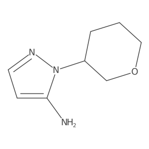 1-(oxan-3-yl)-1H-pyrazol-5-amine结构式