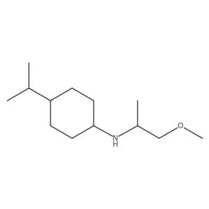 N-(1-Methoxypropan-2-yl)-4-(propan-2-yl)cyclohexan-1-amine Structure