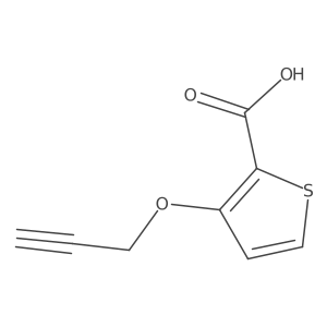 3-(Prop-2-yn-1-yloxy)thiophene-2-carboxylic acid Structure