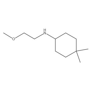 N-(2-methoxyethyl)-4,4-dimethylcyclohexan-1-amine结构式