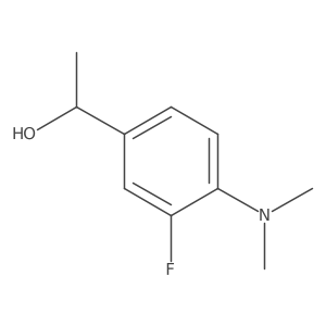 (R)-1-(4-(Dimethylamino)-3-fluorophenyl)ethan-1-ol Structure