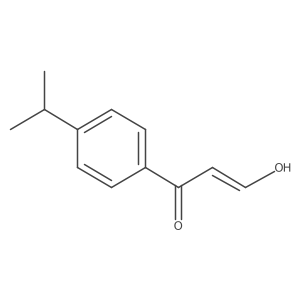 3-Hydroxy-1-(4-isopropylphenyl)prop-2-en-1-one Structure