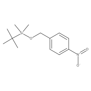 tert-Butyldimethyl((4-nitrobenzyl)oxy)silane结构式