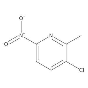 3-Chloro-2-methyl-6-nitropyridine Structure