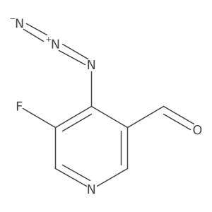 4-Azido-5-fluoropyridine-3-carbaldehyde Structure