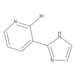 2-Bromo-3-(1h-imidazol-2-yl)pyridine Structure