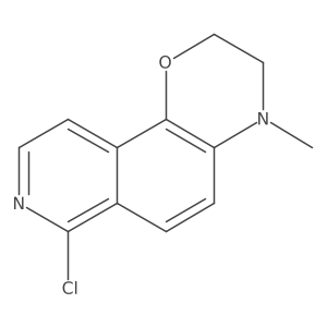 7-Chloro-4-methyl-3,4-dihydro-2H-[1,4]oxazino[2,3-F]isoquinoline Structure