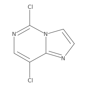 Imidazo[1,2-c]pyrimidine, 5,8-dichloro- Structure