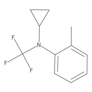 N-cyclopropyl-2-methyl-N-(trifluoromethyl)aniline Structure