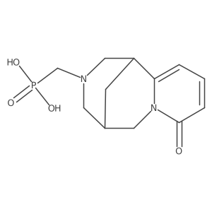 Cytisine, 12-(phosphonomethyl)-结构式