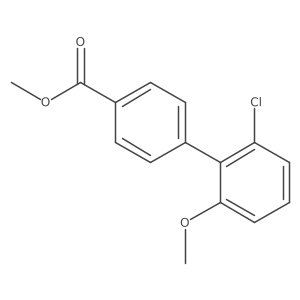Methyl 2'-chloro-6'-methoxy-[1,1'-biphenyl]-4-carboxylate Structure