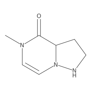 5-Methyl-1,2,3,3a-tetrahydropyrazolo[1,5-a]pyrazin-4-one结构式