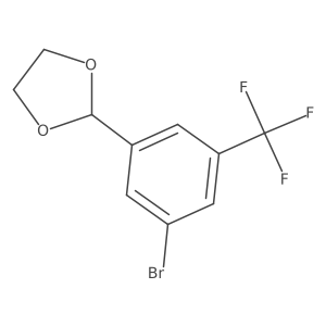 2-(3-Bromo-5-trifluoromethylphenyl)[1,3]dioxolane Structure