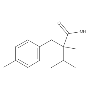 2,3-Dimethyl-2-(4-methylbenzyl)butanoic acid Structure
