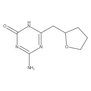 4-Amino-6-(oxolan-2-ylmethyl)-2,5-dihydro-1,3,5-triazin-2-one结构式