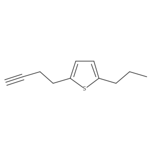 2-(But-3-yn-1-yl)-5-propylthiophene Structure