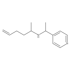 (Hex-5-en-2-yl)[1-(pyridin-4-yl)ethyl]amine Structure