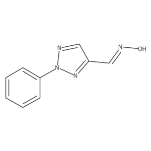 N-[(2-phenyl-2H-1,2,3-triazol-4-yl)methylidene]hydroxylamine Structure