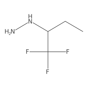 1,1,1-Trifluorobutan-2-ylhydrazine结构式