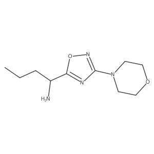 (1S)-1-[3-(morpholin-4-yl)-1,2,4-oxadiazol-5-yl]butan-1-amine Structure