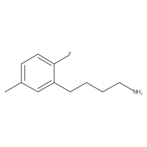4-(2-Fluoro-5-methylphenyl)butan-1-amine Structure