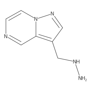 3-(Hydrazinylmethyl)pyrazolo[1,5-a]pyrazine Structure