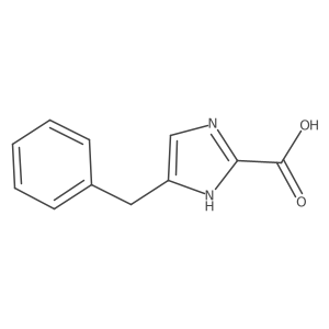 5-benzyl-1H-imidazole-2-carboxylic acid结构式