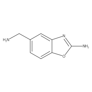 5-(Aminomethyl)benzo[d]oxazol-2-amine结构式