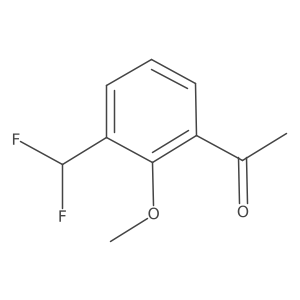 3'-Difluoromethyl-2'-methoxyacetophenone Structure