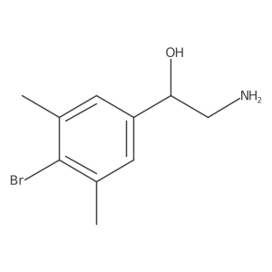 2-Amino-1-(4-bromo-3,5-dimethylphenyl)ethan-1-ol Structure