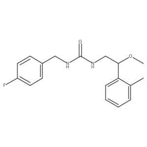 1-(4-Fluorobenzyl)-3-(2-methoxy-2-(o-tolyl)ethyl)urea Structure