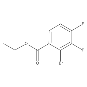 Ethyl 2-bromo-3,4-difluorobenzoate结构式