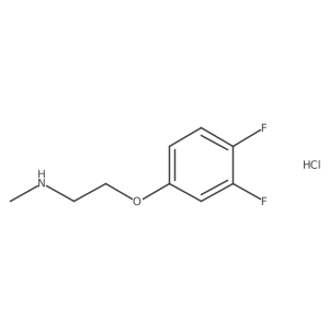 2-(3,4-difluorophenoxy)-N-methylethan-1-amine hydrochloride Structure