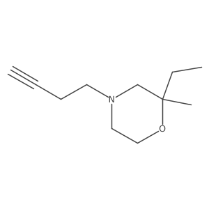 4-But-3-ynyl-2-ethyl-2-methylmorpholine Structure
