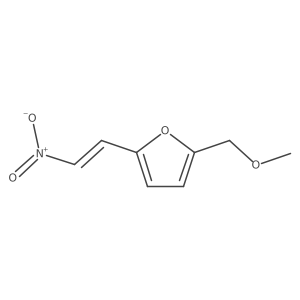 2-(Methoxymethyl)-5-(2-nitroethenyl)furan结构式