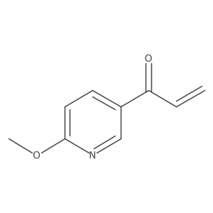 1-(6-Methoxypyridin-3-yl)prop-2-en-1-one结构式