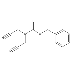 benzyl N,N-bis(cyanomethyl)carbamate结构式
