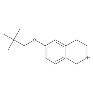 6-(2,2-Dimethylpropoxy)-1,2,3,4-tetrahydroisoquinoline结构式