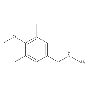 [(4-Methoxy-3,5-dimethylphenyl)methyl]hydrazine Structure