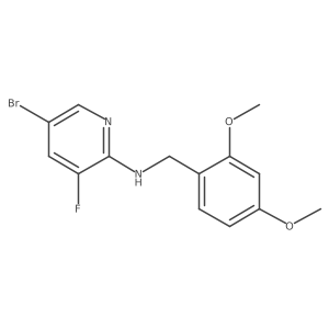 5-Bromo-N-(2,4-dimethoxybenzyl)-3-fluoropyridin-2-amine Structure