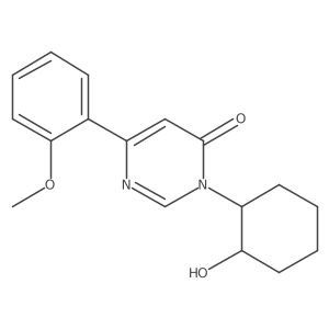 3-(2-Hydroxycyclohexyl)-6-(2-methoxyphenyl)pyrimidin-4(3H)-one Structure