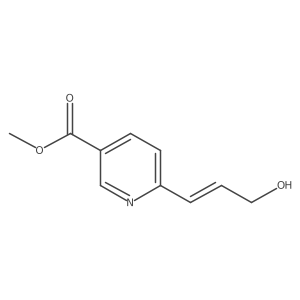 Methyl (E)-6-(3-hydroxyprop-1-en-1-yl)nicotinate结构式