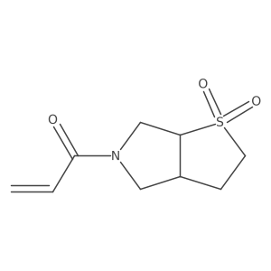 (3aS,6aS)-5-(prop-2-enoyl)-hexahydro-2H-1lambda6-thieno[2,3-c]pyrrole-1,1-dione Structure