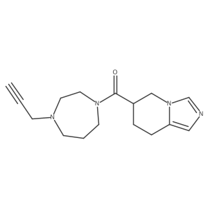 1-{5H,6H,7H,8H-imidazo[1,5-a]pyridine-6-carbonyl}-4-(prop-2-yn-1-yl)-1,4-diazepane结构式