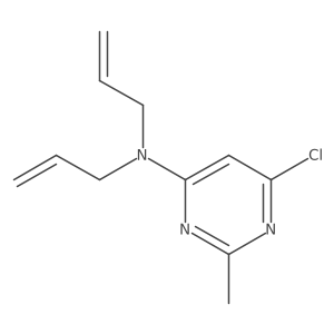 N,N-diallyl-6-chloro-2-methylpyrimidin-4-amine Structure