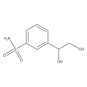 3-(1,2-Dihydroxyethyl)benzenesulfonamide Structure