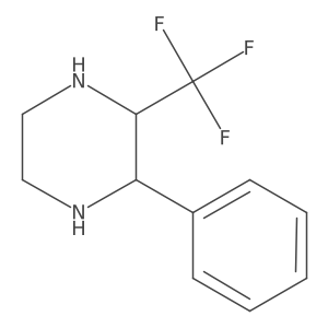 (2S,3R)-2-Phenyl-3-(trifluoromethyl)piperazine结构式