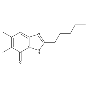 6,7-Dimethyl-2-pentyl-[1,2,4]triazolo[1,5-a]pyridin-5-ol Structure